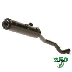 Silencioso Honda XL 125/ XLS 125 (doppio amoritizzatore posteriore) Negro Edr Homologado