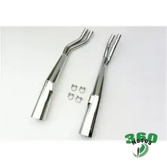 Pareja de Silenciosos Honda CBX 400 F Cromo Master Homologado