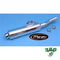 Silencioso Honda NTV 650 REVERE 95/96 Cromo Cilindrica Ã? 110 Homologado