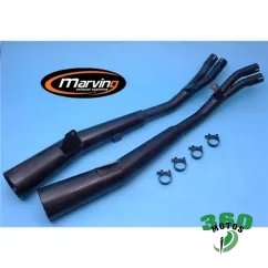 Pareja de Silenciosos Honda CBX 750 F Negro Master Homologado