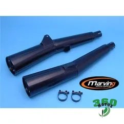 Pareja de Silenciosos Honda VF 750 F Negro Master Homologado