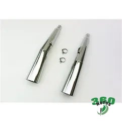 Pareja de Silenciosos Honda VF 750 S Cromo Master Homologado