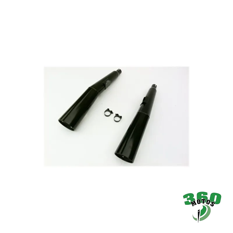 Pareja de Silenciosos Honda VF 750 S Negro Marvi Homologado
