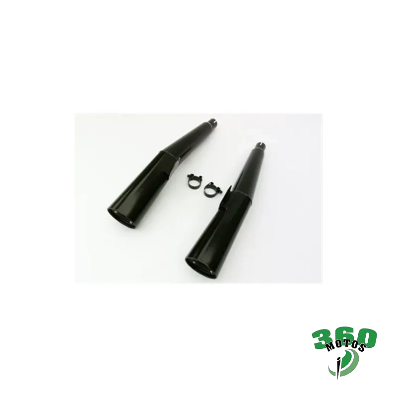 Pareja de Silenciosos Honda VF 1000 F Negro Master Homologado