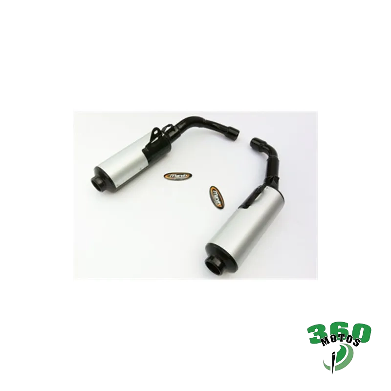 Pareja de Silenciosos Honda CBR 1000 F 89/91 Negro + alluminio Cilindrica Ã? 114 Homologado