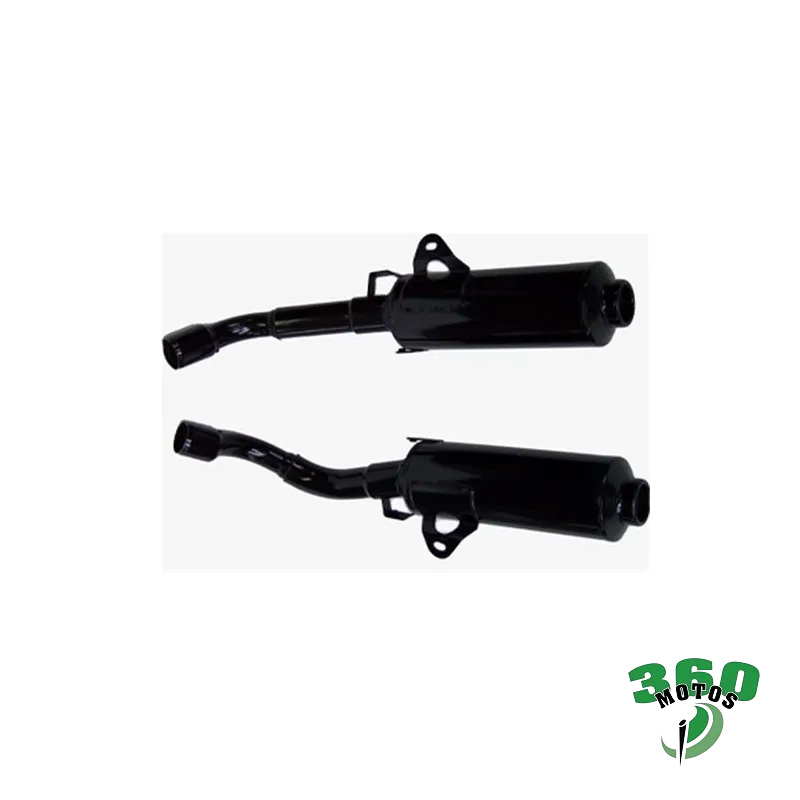 Pareja de Silenciosos Honda CBR 1000 F 92/95 Negro Cilindrica Ã? 114 Homologado