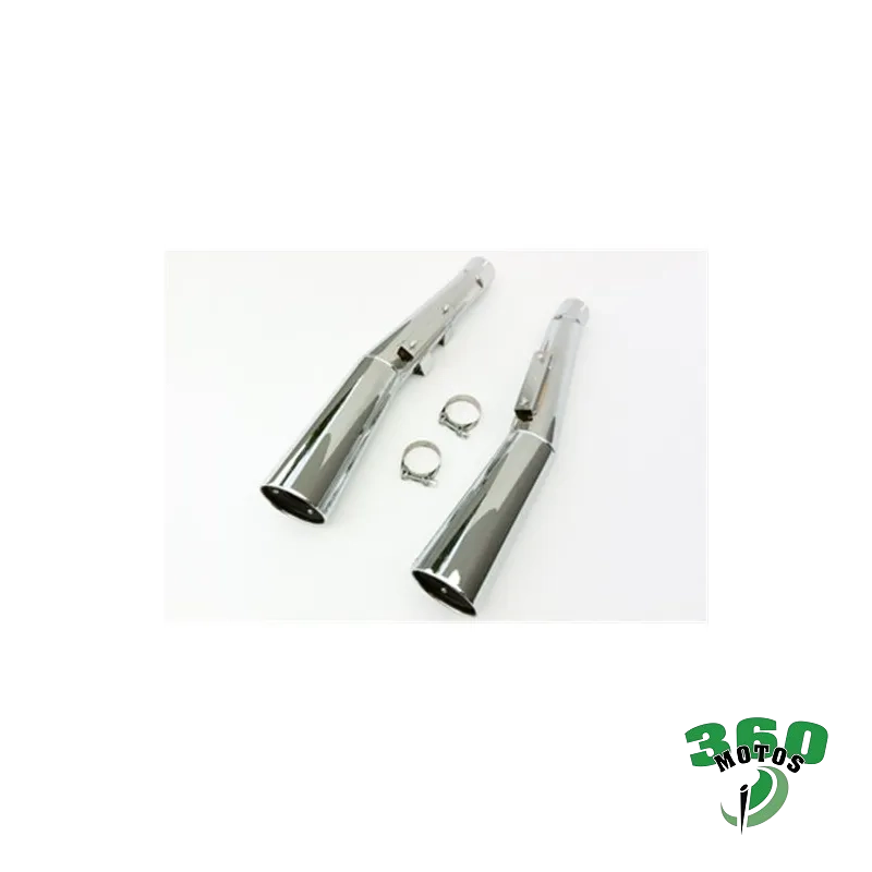 Pareja de Silenciosos Honda COPPIA MARM. x H/5003 Cromo Master Homologado