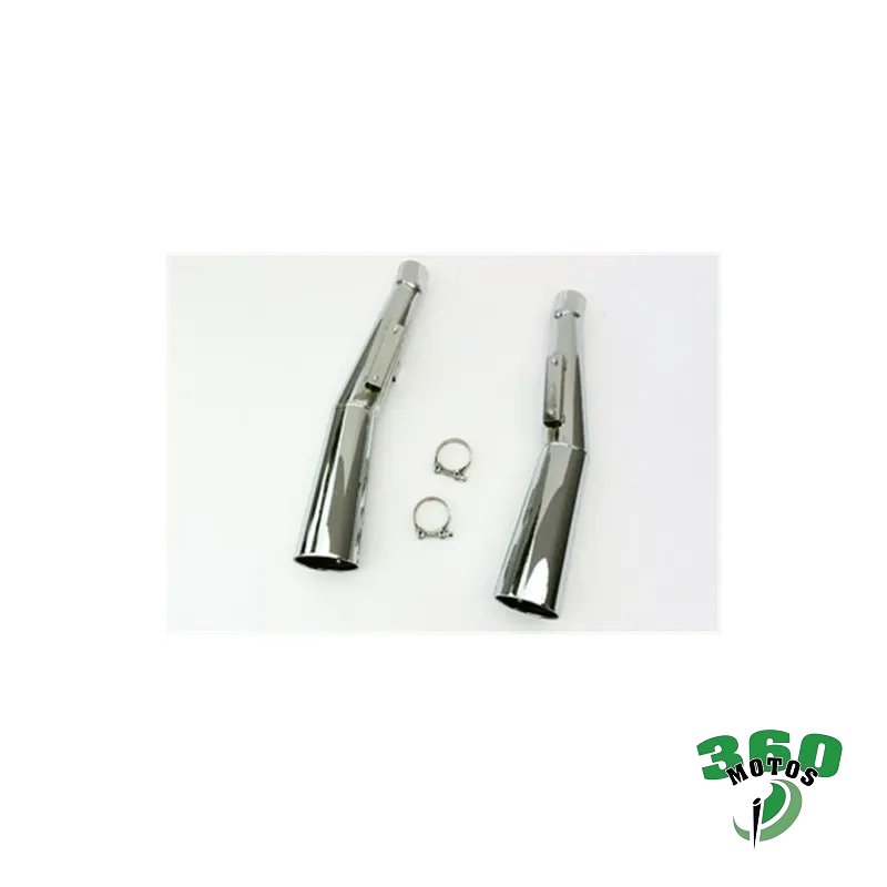 Pareja de Silenciosos Honda COPPIA MARM. x H/5004 Cromo Master Homologado