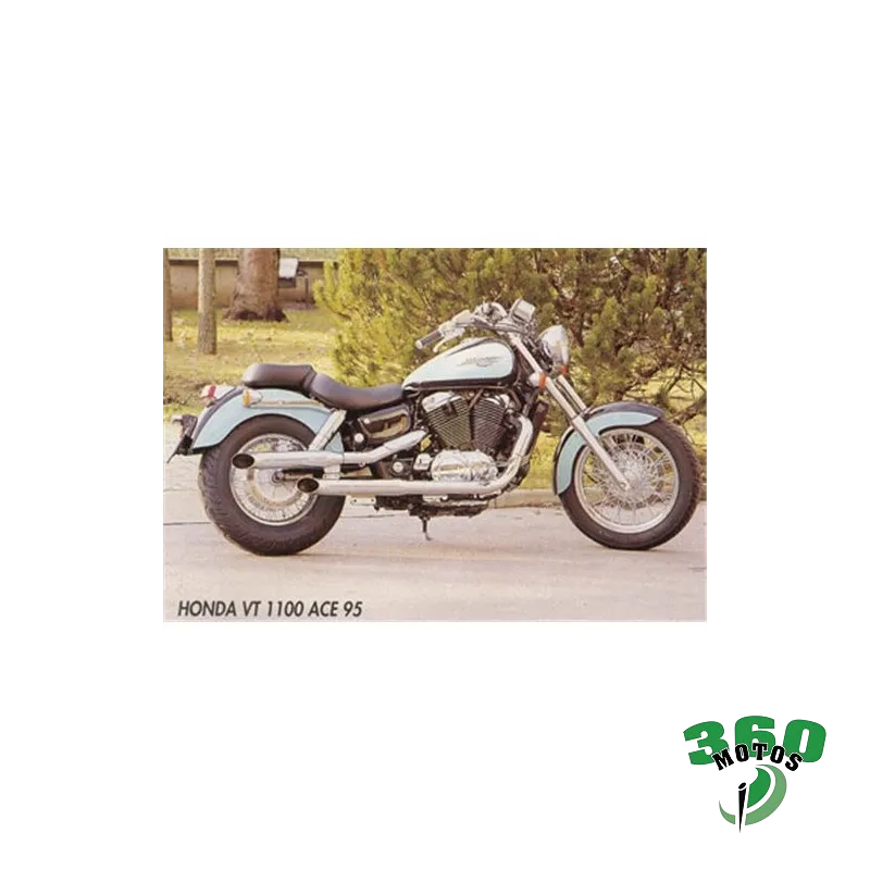 Pareja de Silenciosos Honda VT 1100 SHADOW  ACE Cromo Legend Uso Deportivo