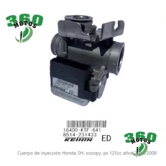 Reparacion Cuerpo de inyeccion Honda SH, scoopy, ps 125cc años 2004/2008 HONDA KTF - 641