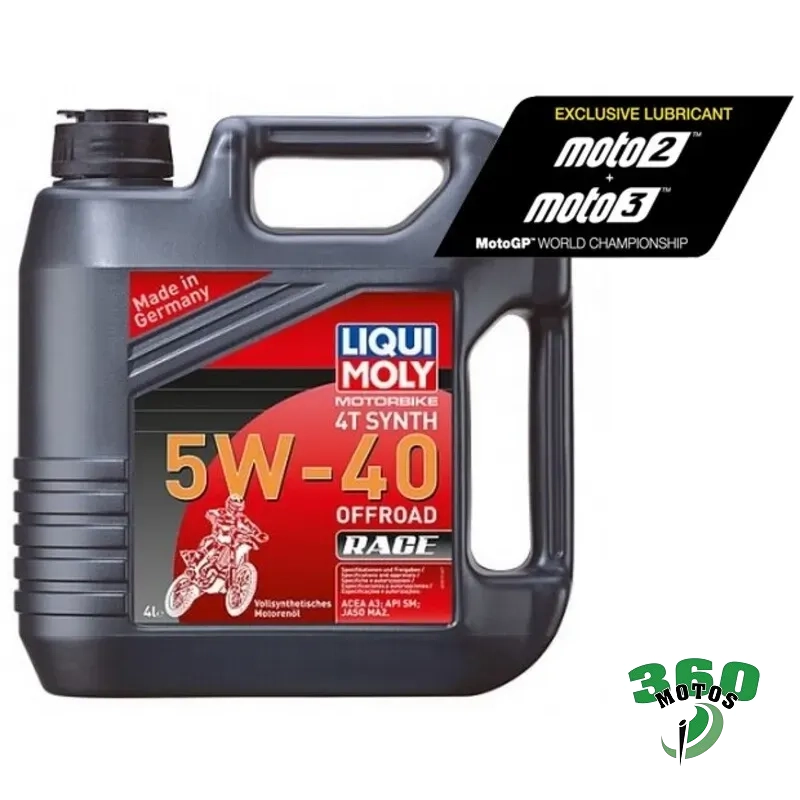 Aceite de motor LIQUI MOLY Sintético 4T 5W-40 Off-Road Race - Garrafa 4L