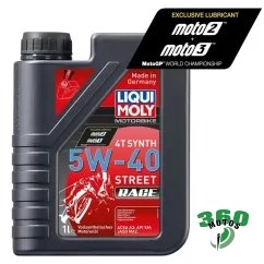 Aceite Liqui Moly 4T 5W40 Street Race 1L | Motos 360