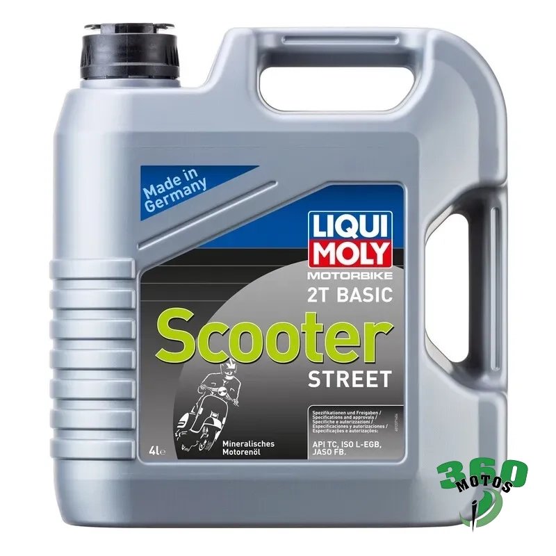 Aceite de motor LIQUI MOLY Mineral 2T Basic Scooter - Garrafa 4L