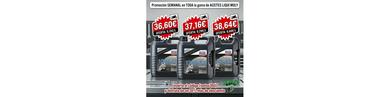 Aceites de Motor para Moto | Lubricantes 2T y 4T | Motos 360