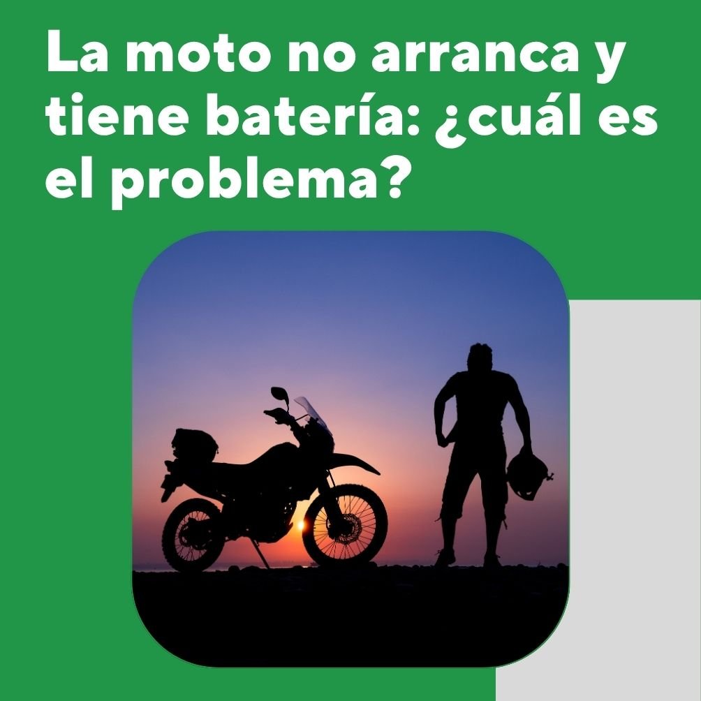 La moto no arranca y tiene batería: ¿cuál es el problema?