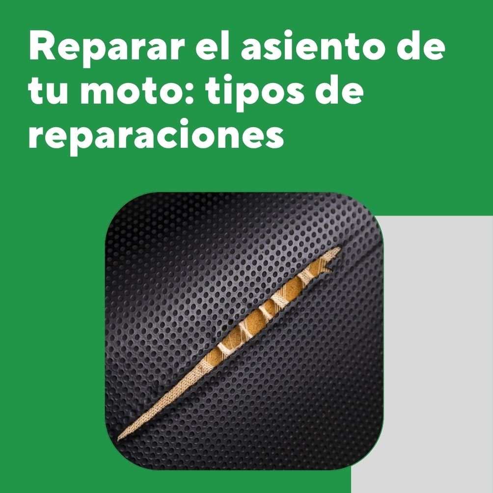 Reparar el asiento de tu moto: tipos de reparaciones